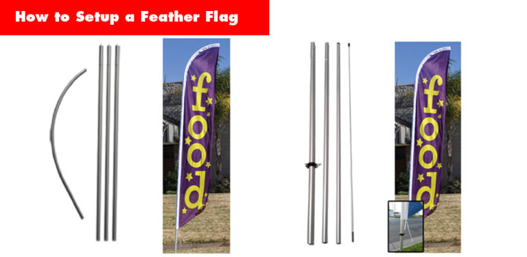 feather flag pole kit instructions