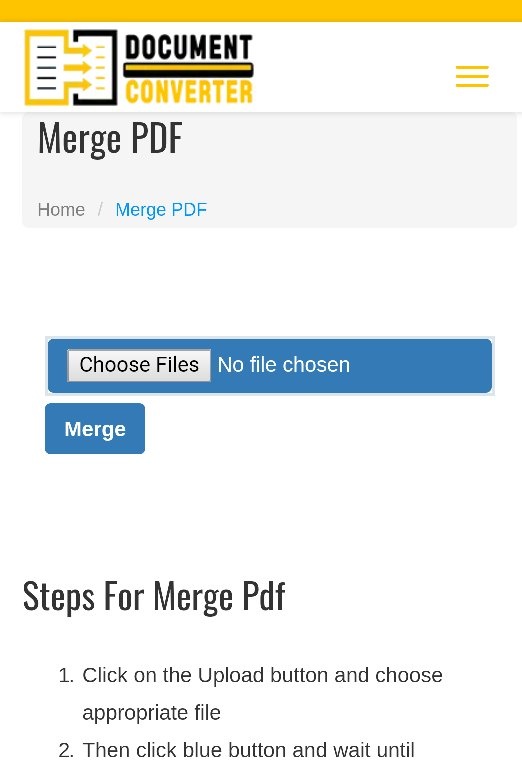 how to merge two pdf files in c