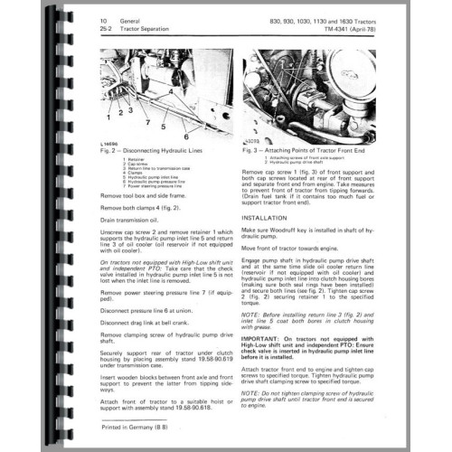 john deere model a service manual pdf