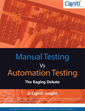 manual testing vs automation testing