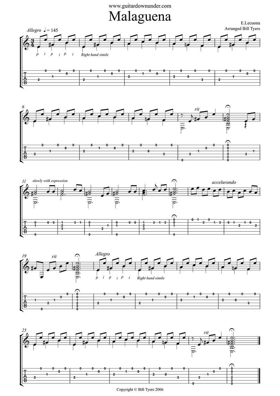 guitar notes pdf