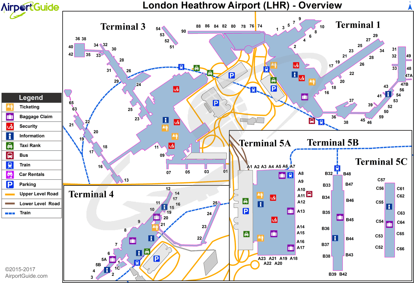 london airport guide