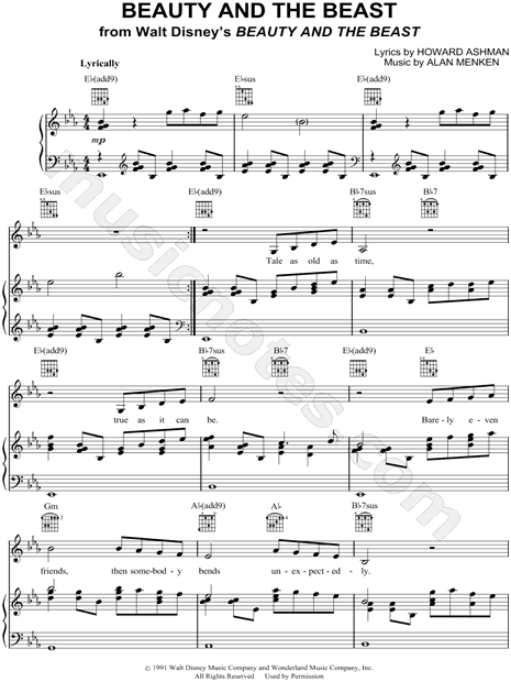 evermore beauty and the beast sheet music free pdf