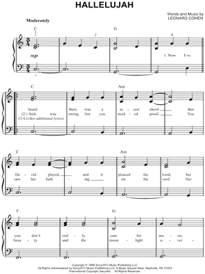 hallelujah junction piano sheet music pdf