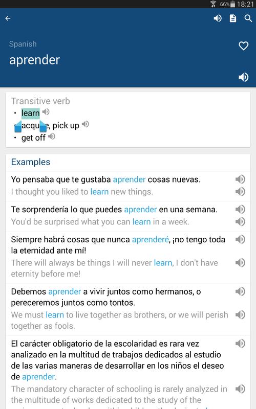 english to spanish dictionary free download for mobile