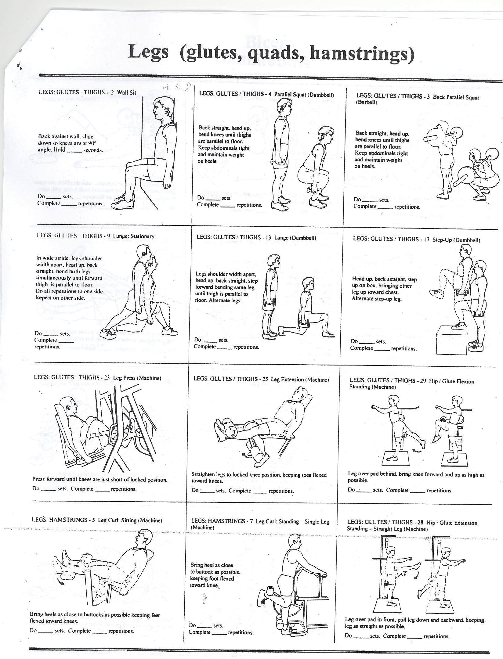 glute strengthening exercises for runners pdf