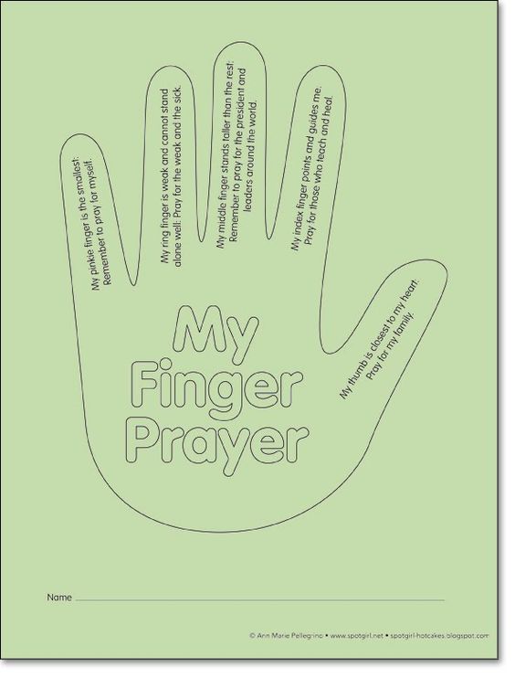 hand prayer guide