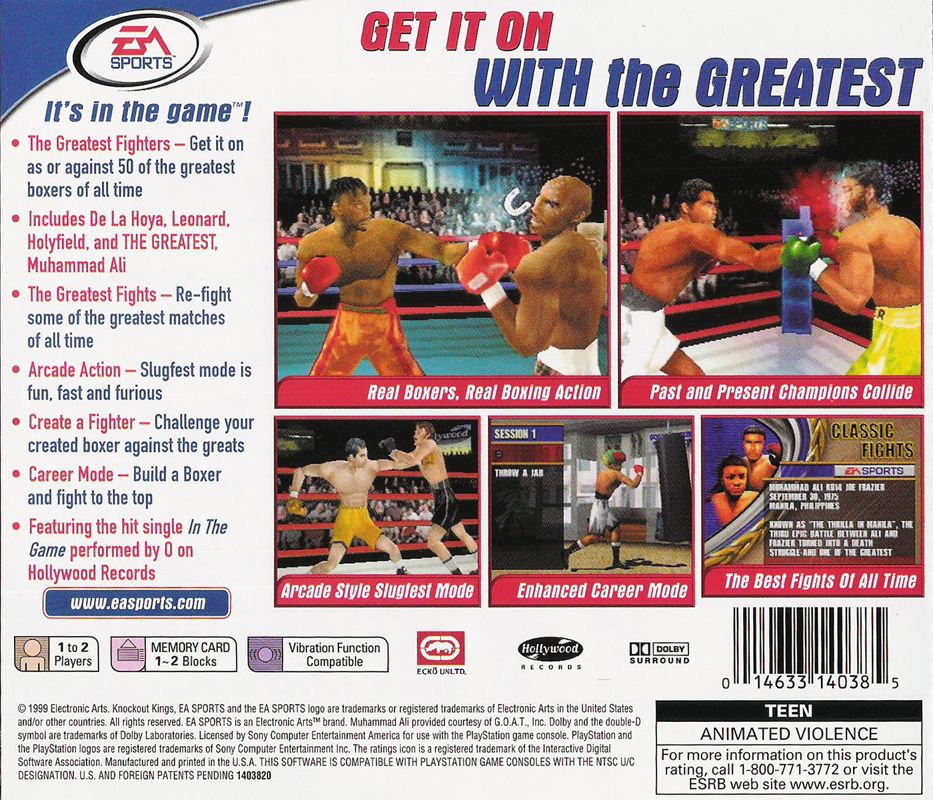 knockout kings ps1 guide